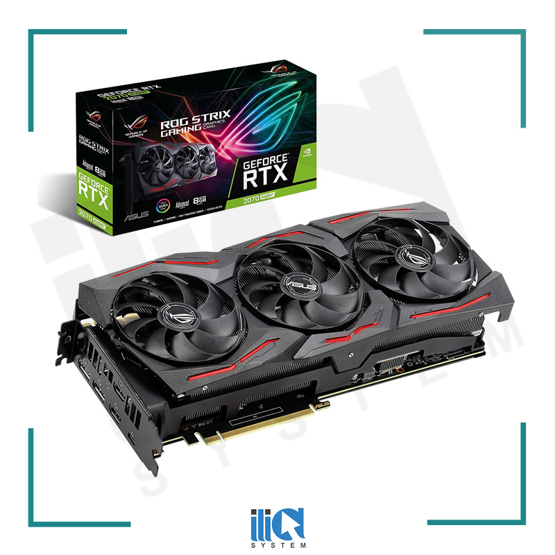 تصویر  کارت گرافیک ایسوس مدل ROG-STRIX-RTX2070S-A8G-GAMING