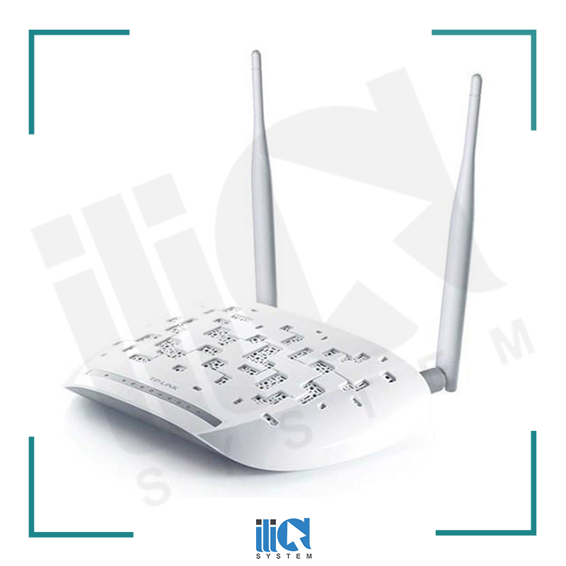 تصویر  مودم روتر ADSL2 Plus بی‌سیم N300 تی پی-لینک مدل  TD-W8961N_V1