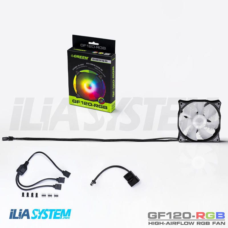 فن کیس گرین مدل GF120RGB