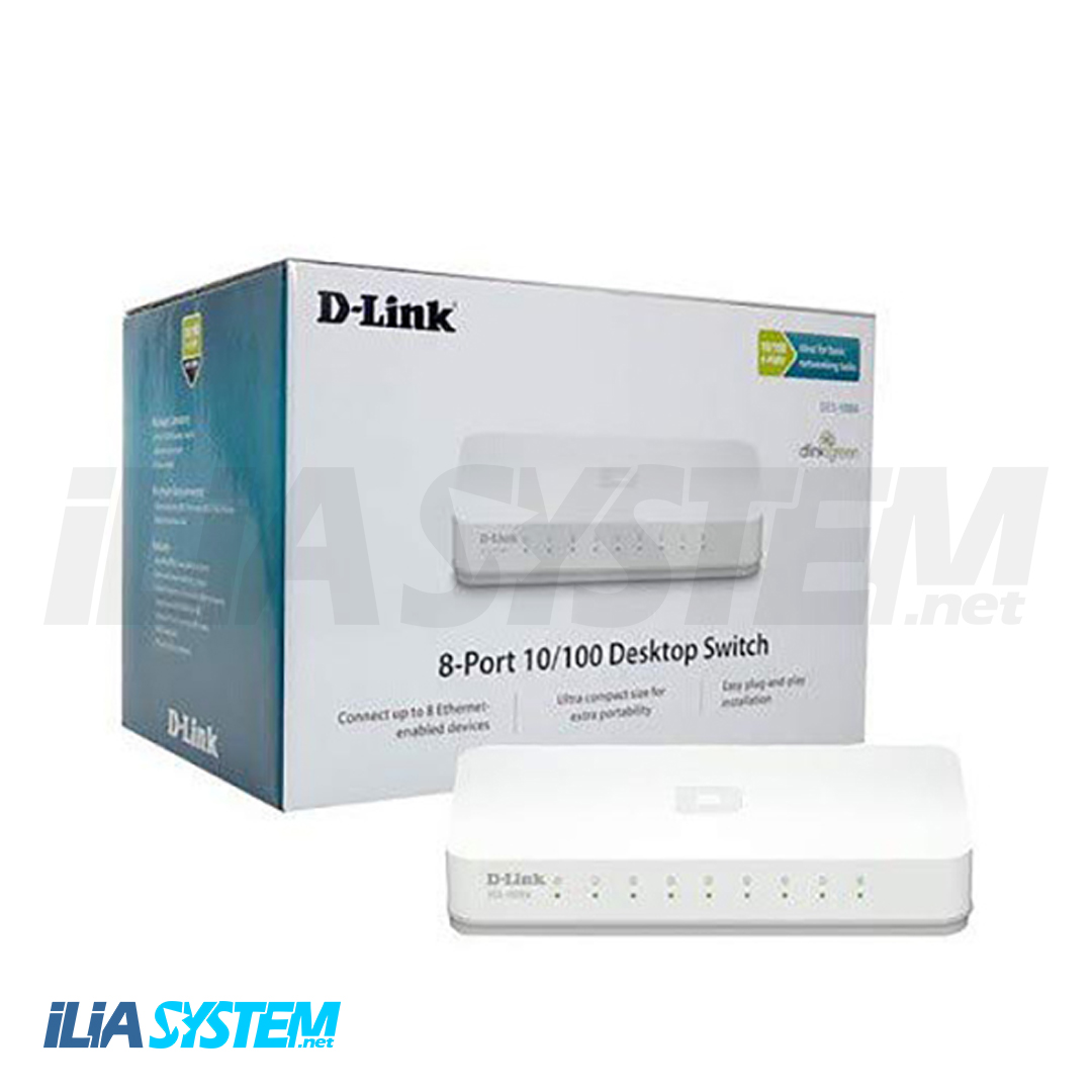 سوییچ 8 پورت دی-لینک مدل DES-1008C