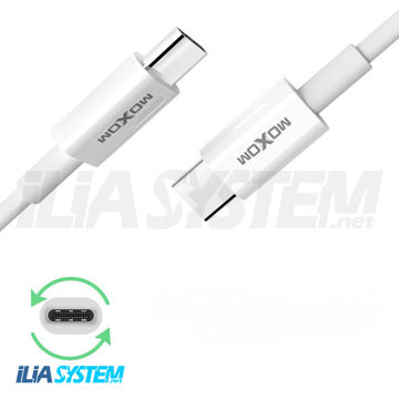 کابل تبدیل USB-C به USB-C موکسوم مدل CC-71A طول 1 متر