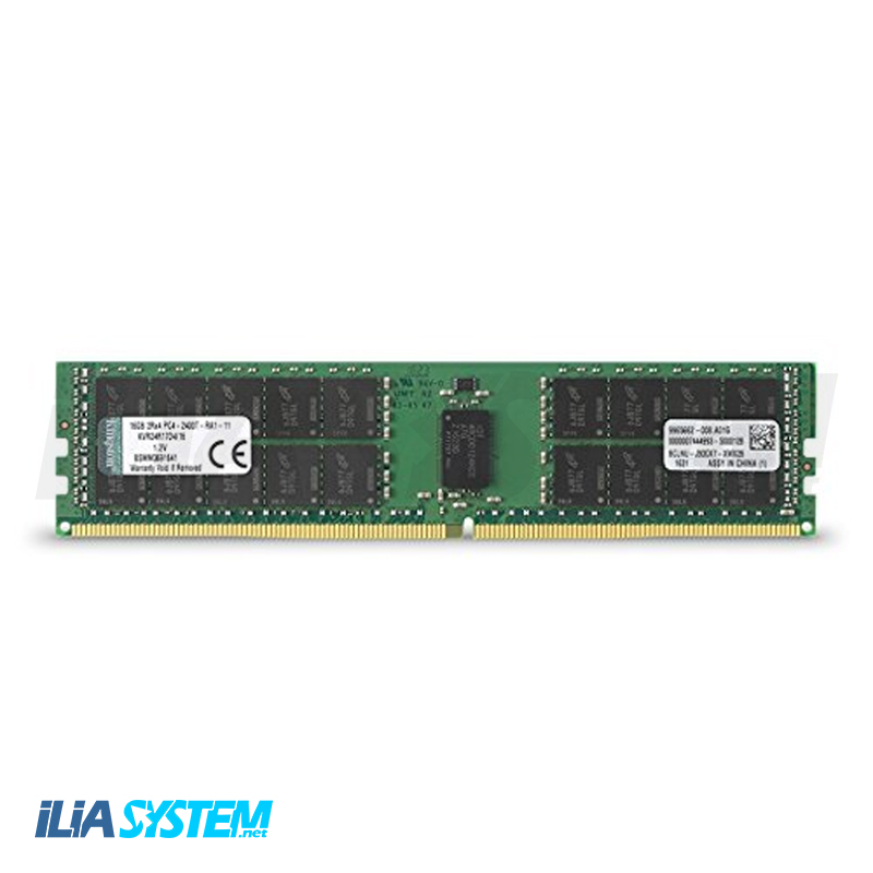رم سرور مدلKingston ValueRAM 16GB 2400MHz DDR4 ECC Reg CL17 DIMM 2Rx4 Desktop Memory (KVR24R17D4/16)