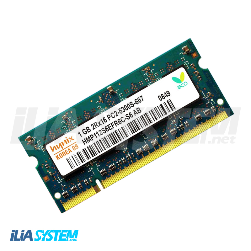 رم لپتاپی Hynix 1gb Ddr2 667mhz Pc2-5300 200pin