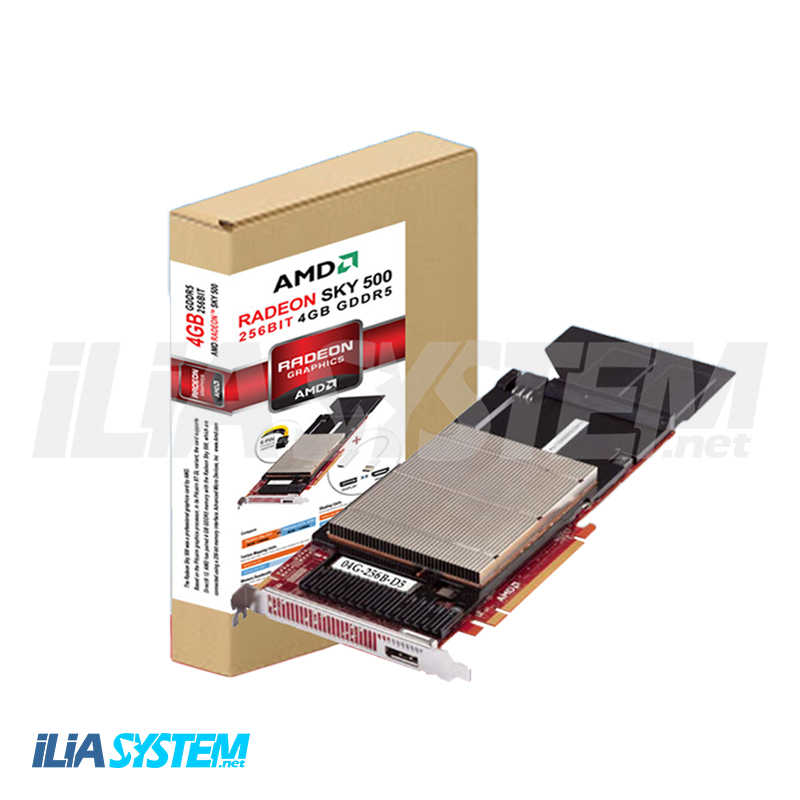 کارت گرافیک 4G DDR5 256Bit ای ام دی مدل AMD Radeon Sky 500 به همراه فن خنک کننده