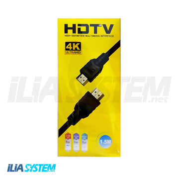 کابل HDMI برند HDTV مدل 4K UltraHD به طول 1.5 متر