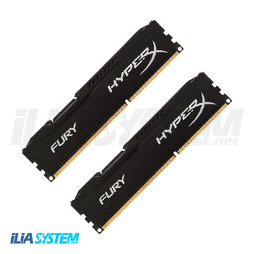 رم کامپیوتر کینگستون مدل HyperX Fury DDR4 2666MHz CL15 ظرفیت 16 گیگابایت