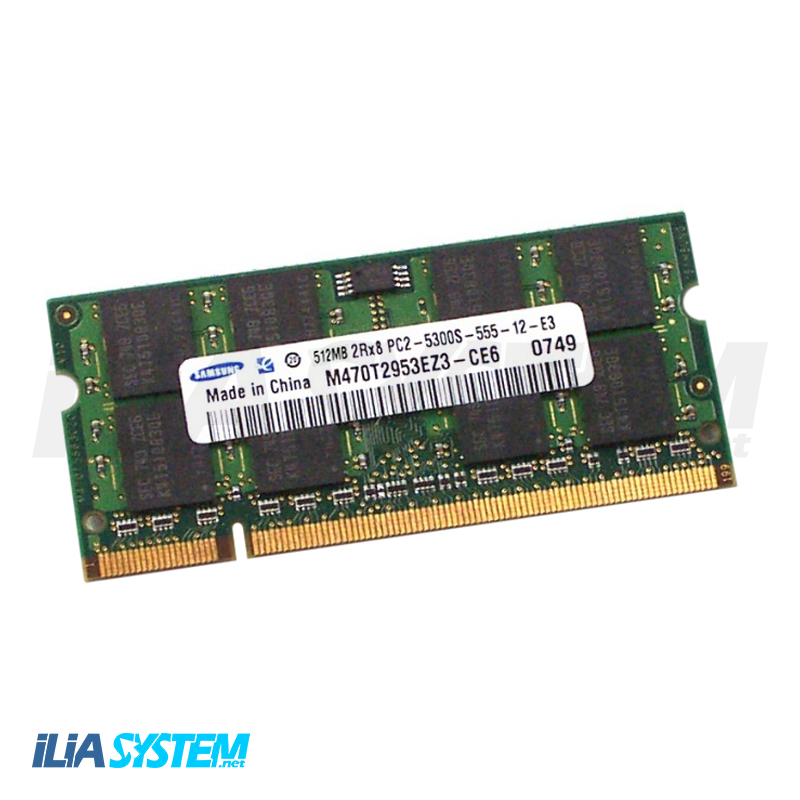 رم لپتاپی Samsung 512MB DDR2