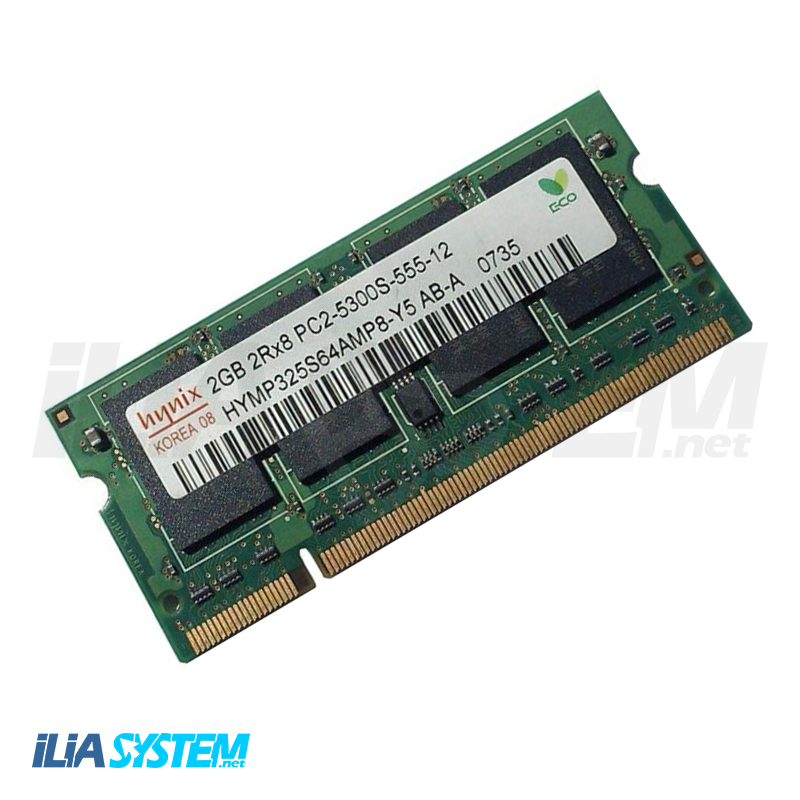رم لپتاپی  Hynix 2GB 200Pin SO-DIMM DDR2