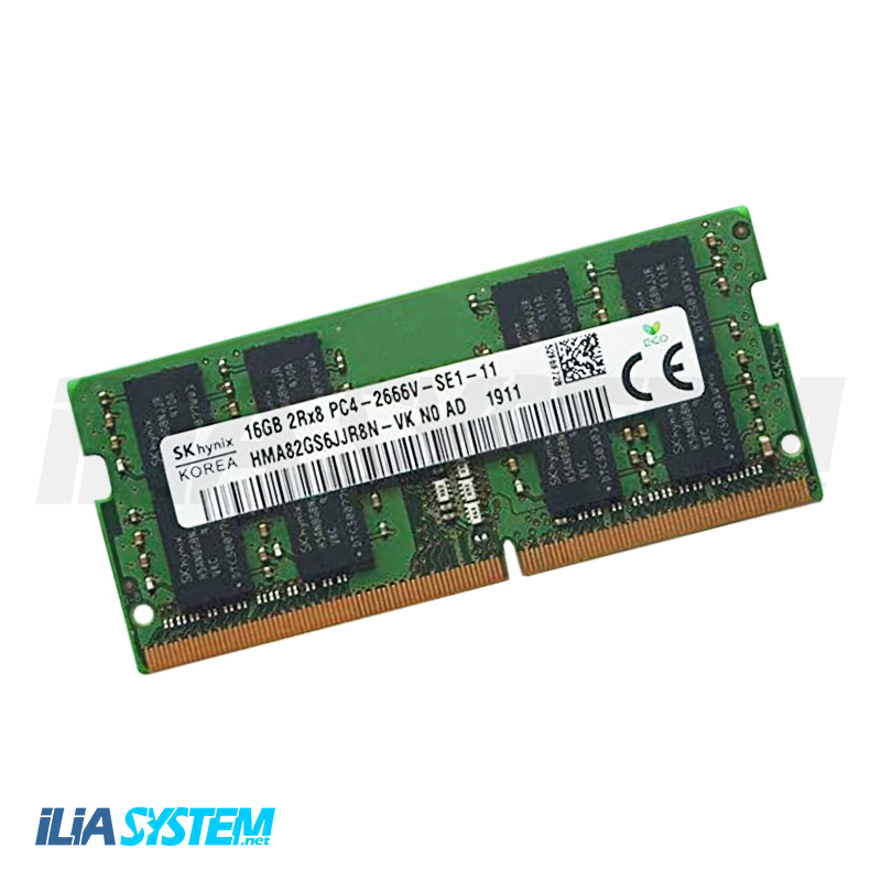 رم لپتاپی Hynix 16GB DDR4 PC4-21300 2666MHz 260-pin SO-DIMM ram Memory