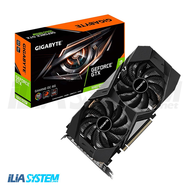 کارت گرافیک گیگابایت مدل GIGABYTE Geforce GTX 1660 SUPER GAMING OC 6G