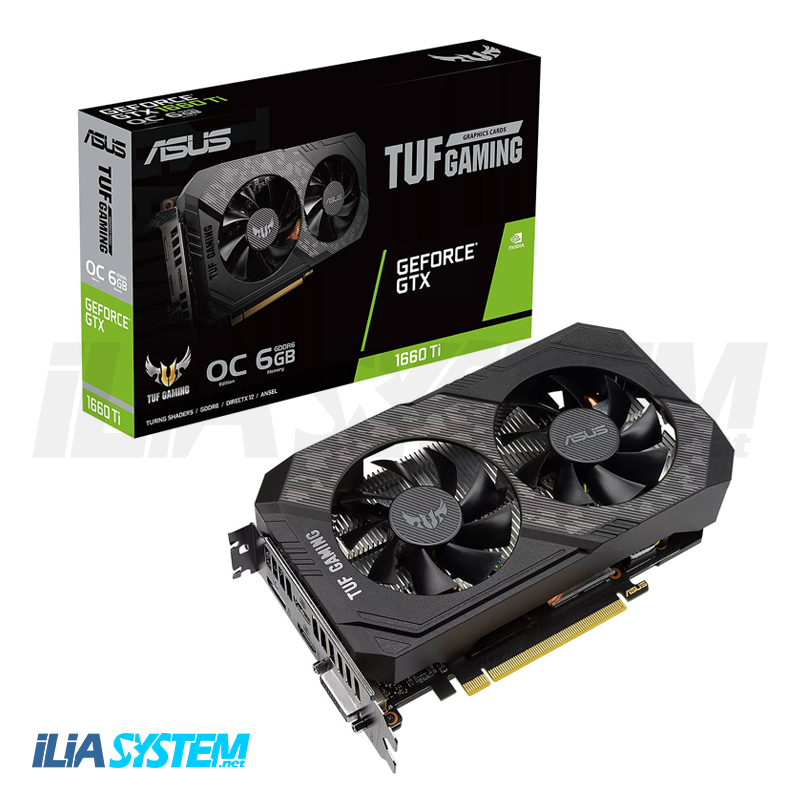 کارت گرافیک ایسوس ASUS TUF Geforce GTX 1660 Ti Gaming 6GB