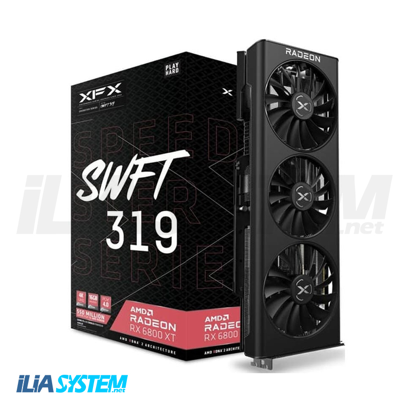 کارت گرافیک XFX AMD Radeon RX 6800 XT SWFT 319