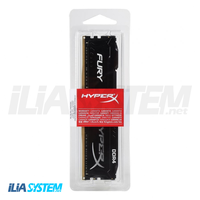 رم کامپیوتر کینگستون مدل HyperX Fury DDR4 2400MHz CL15 ظرفیت 8 گیگابایت