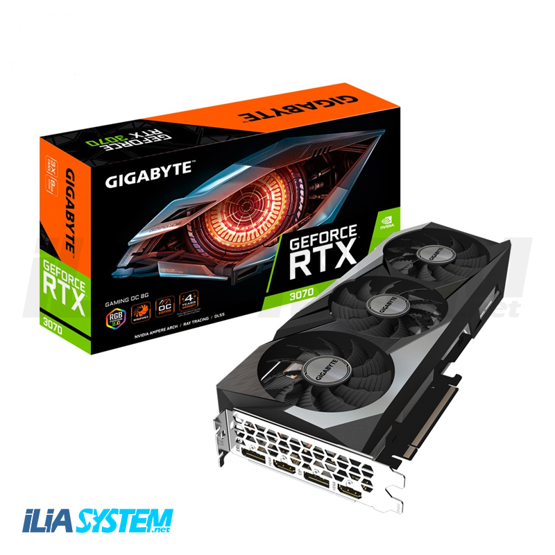 کارت گرافیک گیگابایت GeForce RTX 3070 GAMING OC 8G