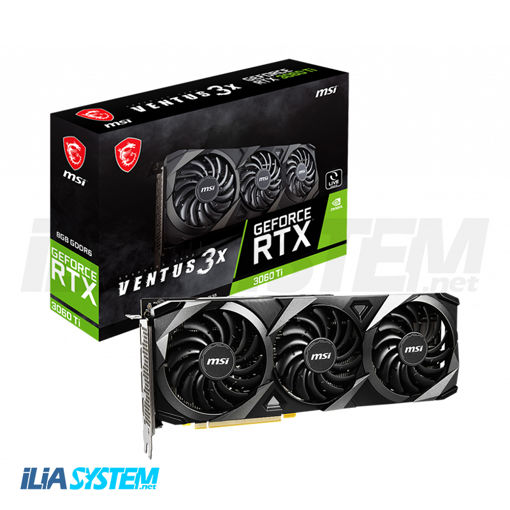 کارت گرافیک ام اس آی مدل GeForce RTX™ 3060 Ti VENTUS 3X OC حافظه 8 گیگابایت