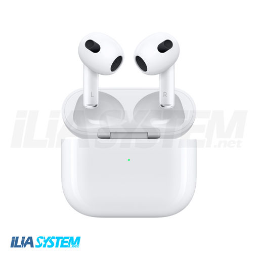 هدفون بی سیم اپل مدل AirPods 3 همراه با محفظه شارژ