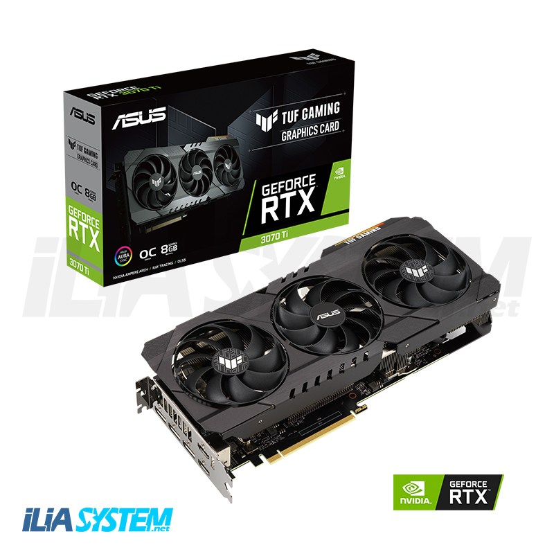 کارت گرافیک ASUS TUF GAMING GEFORCE RTX 3070 TI OC EDITION O8G