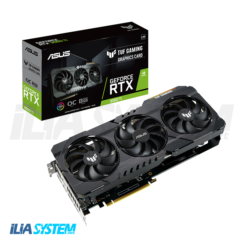 کارت گرافیک ایسوس مدل Asus GeForce TUF Gaming RTX 3060 Ti OC 8GB V2 