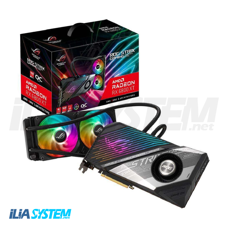 کارت گرافیک ایسوس مدل ROG STRIX LC RX6800XT O16G GAMING