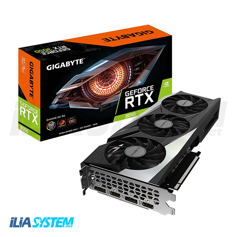 کارت گرافیک GIGABYTE GeForce RTX 3050 Gaming OC 8G 3X