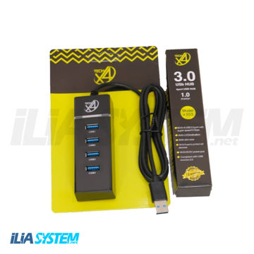 هاب 4 پورت USB 3.0 ایکس فورتک مدل x-303