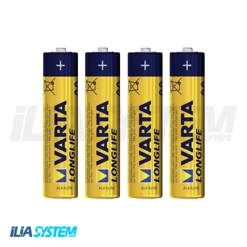 باتری قلمی وارتا مدل Longlife -MN1500-LR6 کد 32 بسته 4 عددی