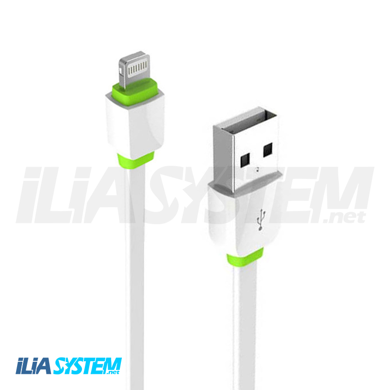 کابل لایتنینگ الدینیو LDNIO XS-073 Lightning Cable به طول 30 سانتی متر