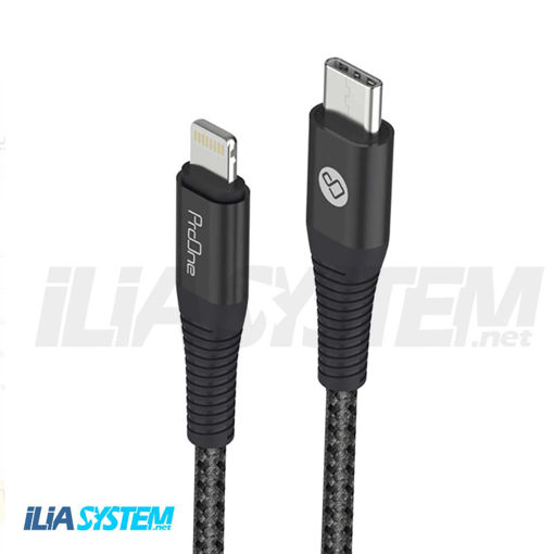کابل تبدیل USB-C به Lightning پرووان مدل PCC110 به طول ۱ متر