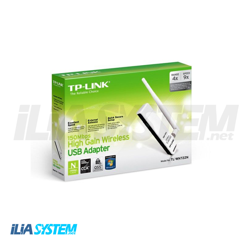 کارت شبکه USB و بی‌سیم تی پی-لینک مدل TL-WN722N