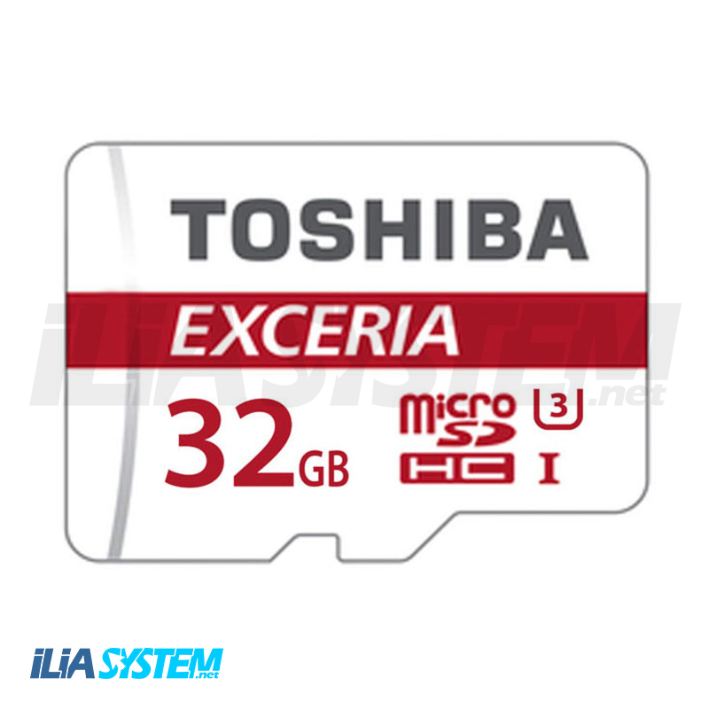 کارت حافظه microSDHC توشیبا مدل EXCERIA M302-EA کلاس 10 استاندارد UHS-I U3 سرعت 90MBps ظرفیت 32 گیگابایت به همراه آداپتور SD