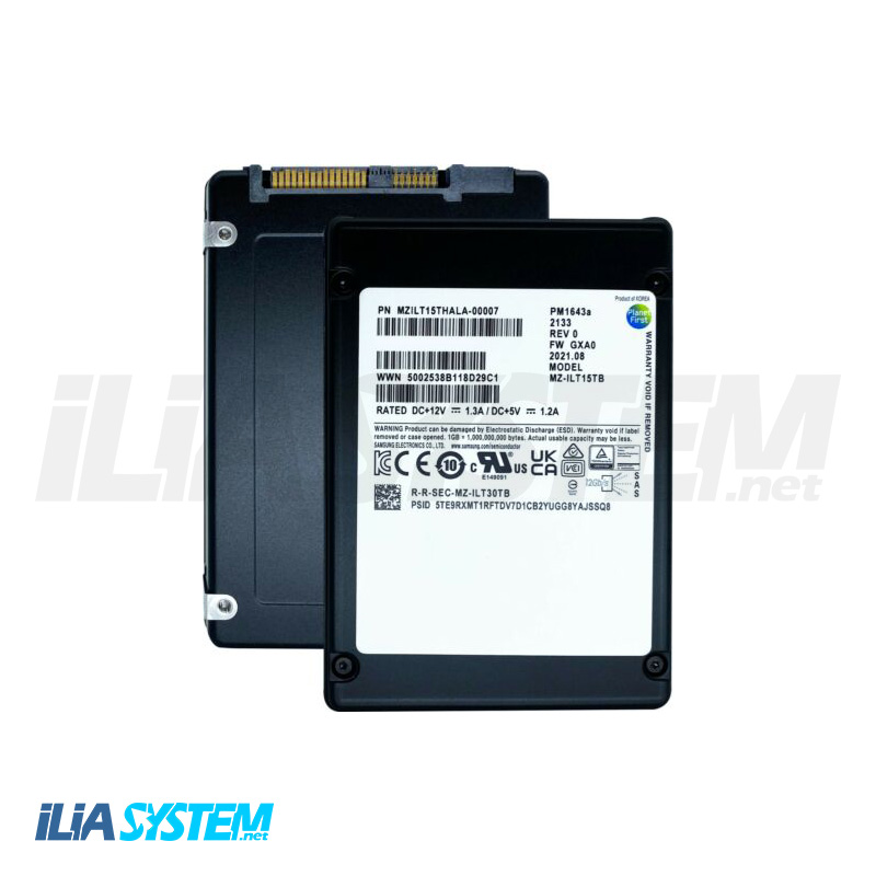 هارد سرور SAMSUNG PM1643 SSD SAS 3.84TB SAS 12Gbps 2.5inch MZILT3T8HALS-00007 (کارکرده در حد نو)