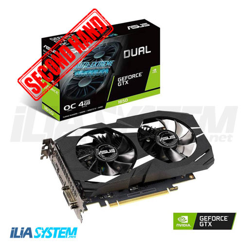 کارت گرافیک ایسوس مدل DUAL-GTX1650-O4G(کارکرده درحد نو)