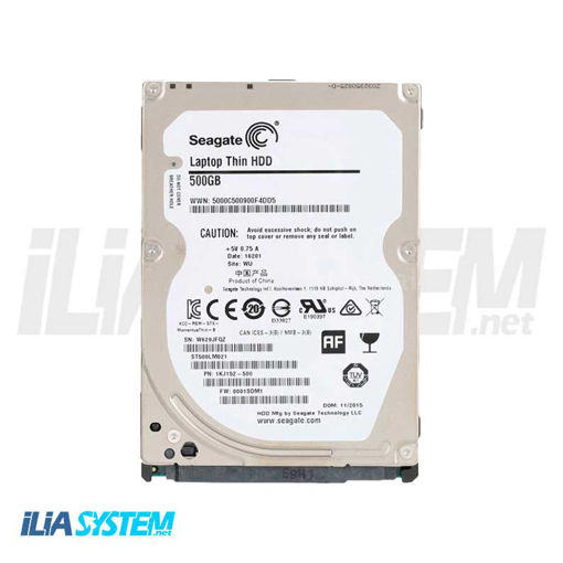 هارد لپتابی SEGATE 500GB 2.5  اینترنال ساتا SLIM 7MM K 320MB 72R در حد نو