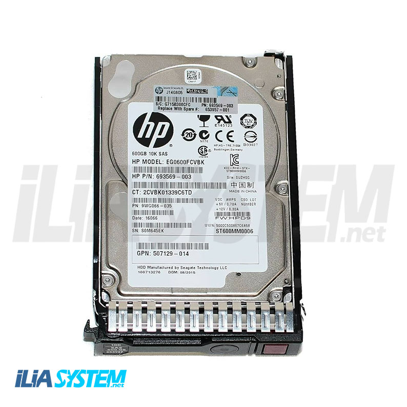 600GB HP 10k SAS 2.5 Inch Internal hdd hard disk