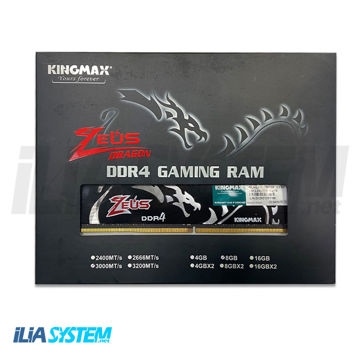 رم  DDR4 تک کاناله 3200 مگاهرتز  کینگ مکس مدل Zeus Dragon ظرفیت 8 گیگابایت