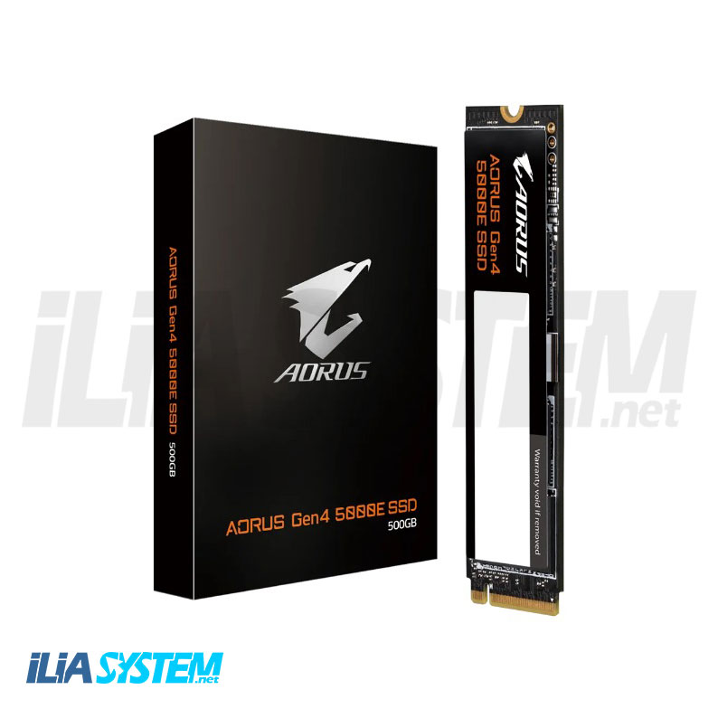 اس اس دی M2 اینترنال گیگابایت آروس مدل AORUS Gen4 5000E SSD 500GB ظرفیت 500 گیگابایت