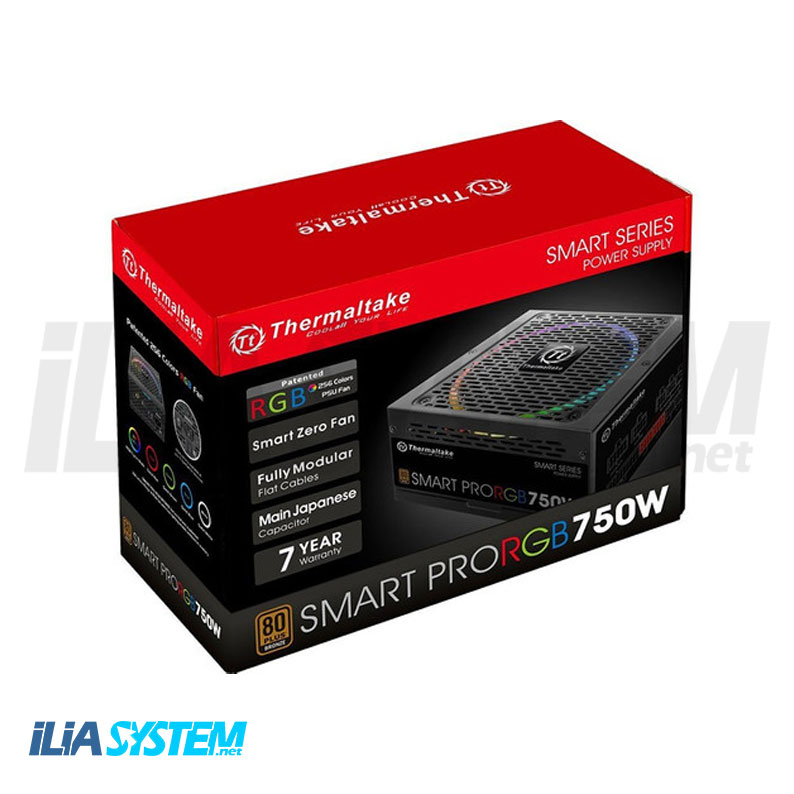 منبع تغذیه (پاور) کامپیوتر ترمالتیک مدل Smart Pro RGB 750W Bronze