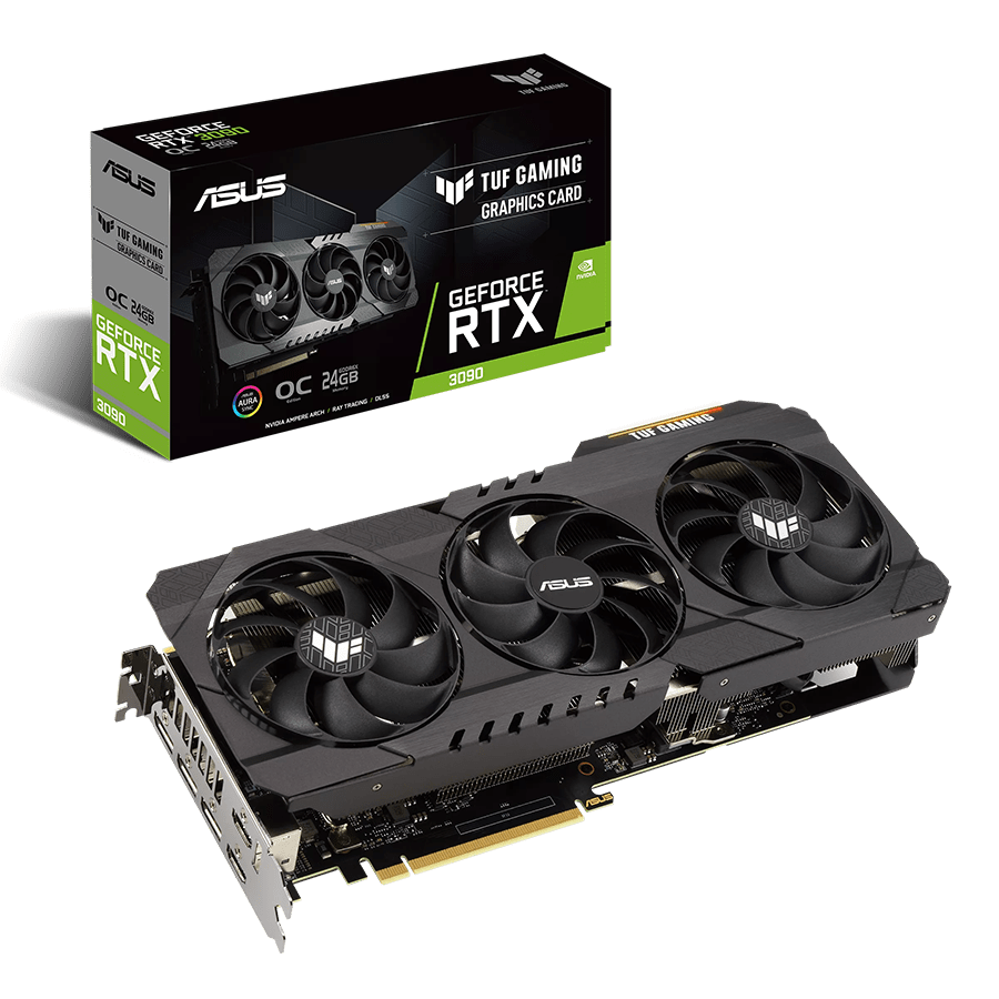 کارت گرافیک  3090  asus tuf gaming 24 GB