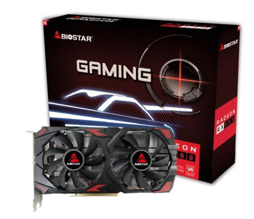 کارت گرافیگ Biostar rx 580 8g 2fan